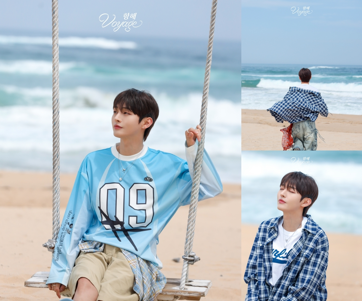 윤지성, 신곡 ‘항해 (Voyage)’ 티저 이미지 공개…청춘 영화 속 장면 같은 감성 무드