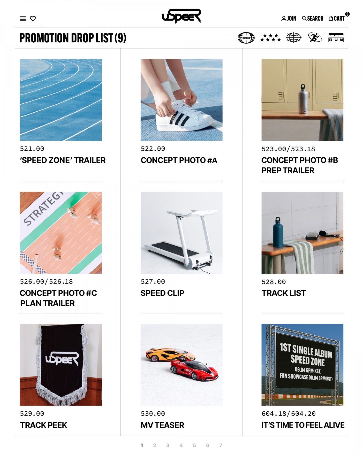 USPEER, 첫 싱글 앨범 ‘스피드 존’ 프로모션 드랍리스트 공개…데뷔 카운트다운 돌입