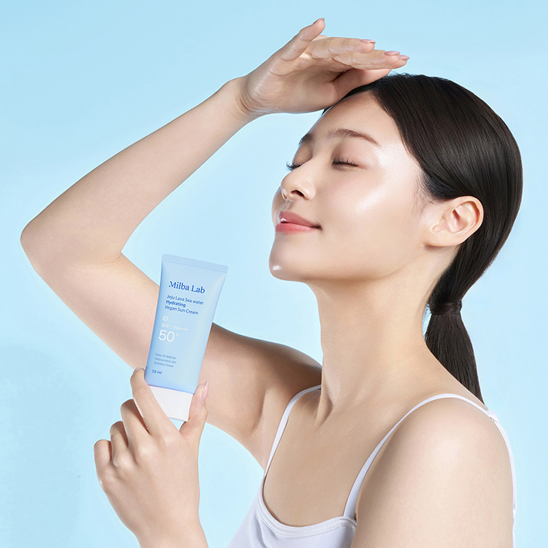 밀바랩, 산뜻·촉촉 ‘제주 용암 해수 보습 비건 선크림 50ml’ 출시
