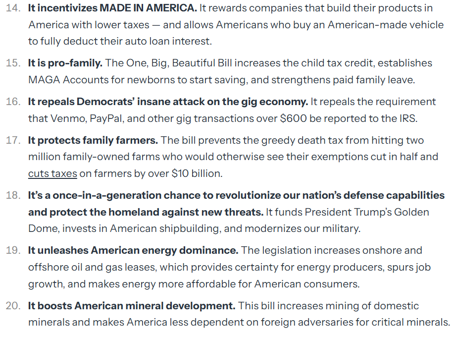 자료: 감세안 통과를 종용하는 백악관