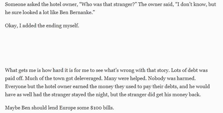 자료: 벤 버냉키와 '호텔경제학'을 얘기하는 포브스의 2011년 기사