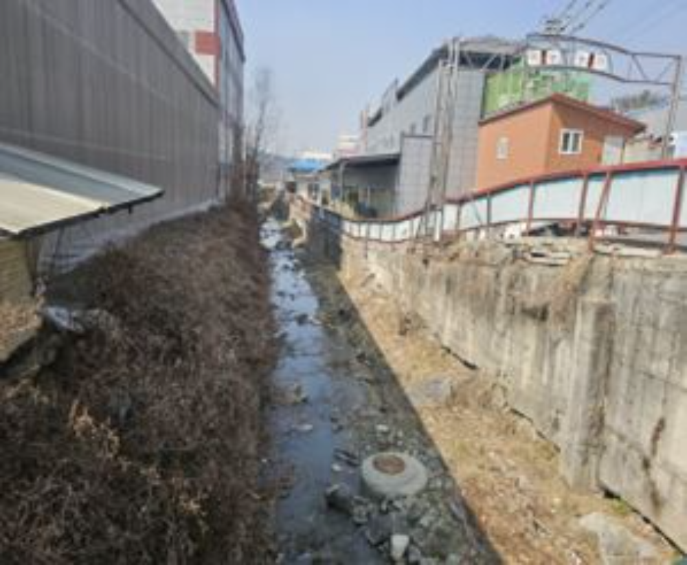 용정천 수해상습지