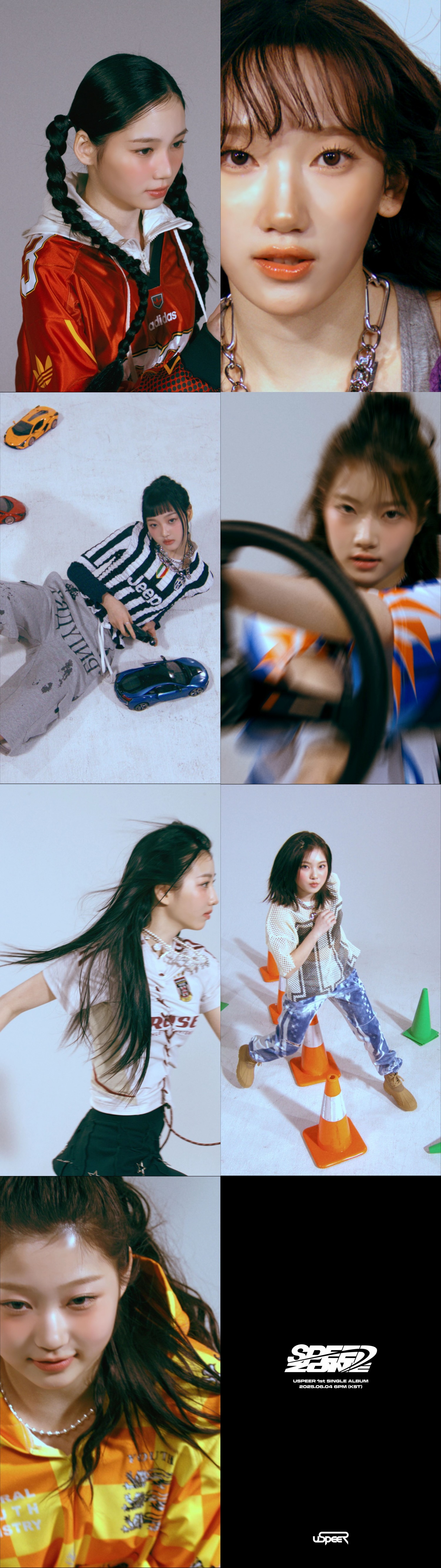 USPEER, 첫 싱글 앨범 ‘SPEED ZONE’ 스피드 클립 공개…7인 7색 넘치는 속도감+역동적 무브먼트