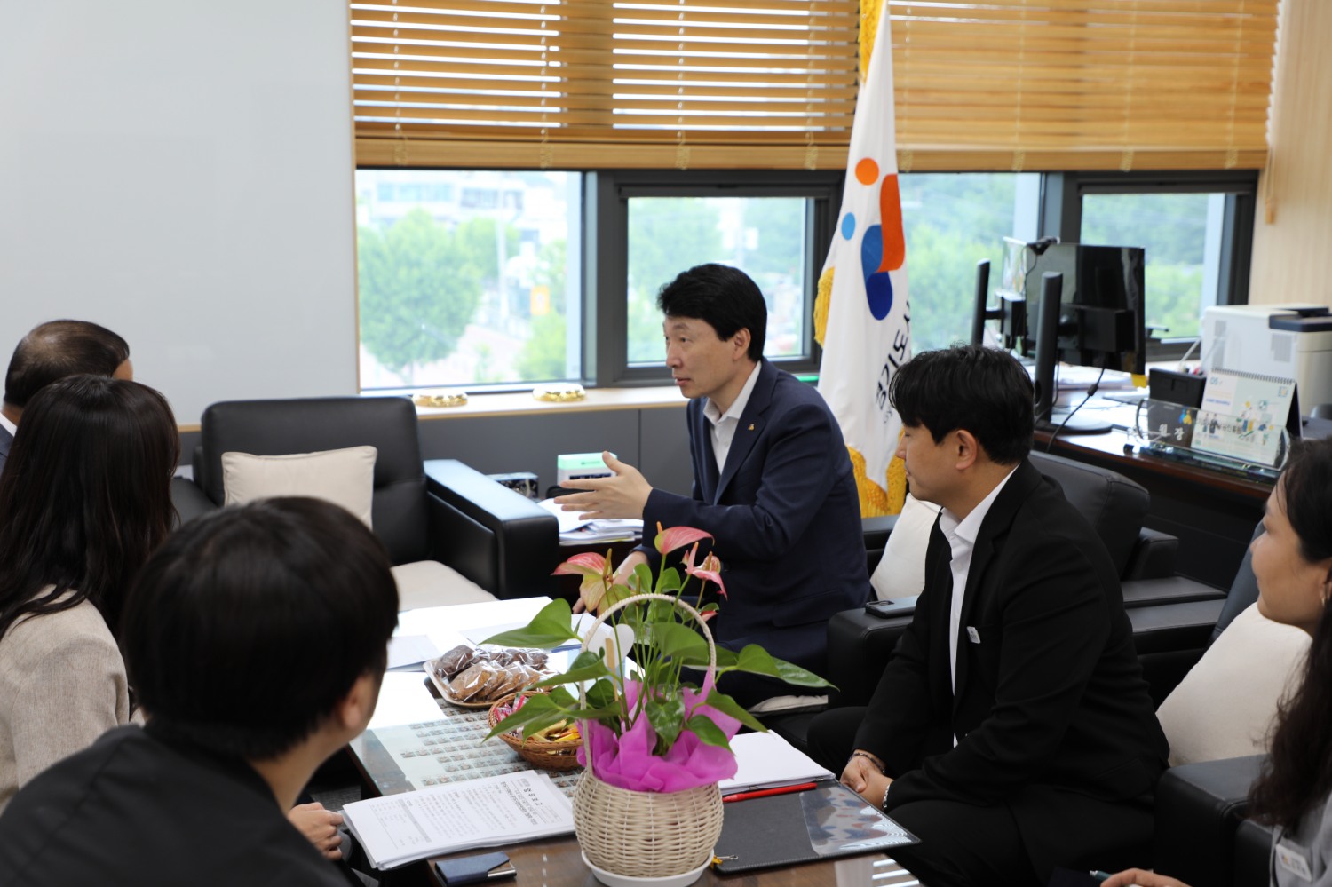 경기도시장상권진흥원-경기도주식회사 정담회를 진행