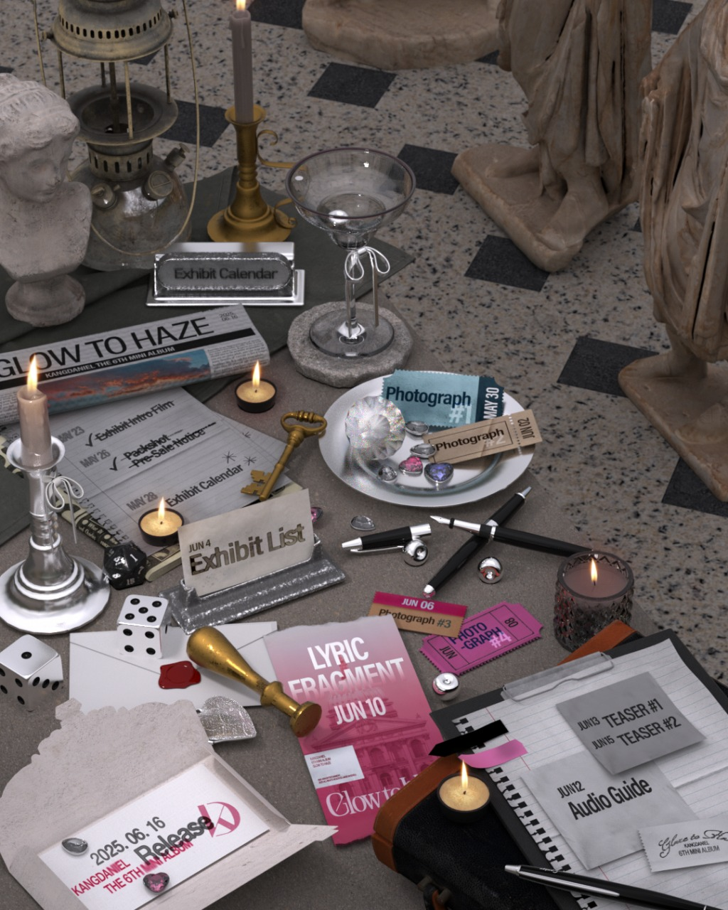 강다니엘, 핑크로 돌아온다…미니 6집 ‘Glow to Haze’ 본격 카운트다운