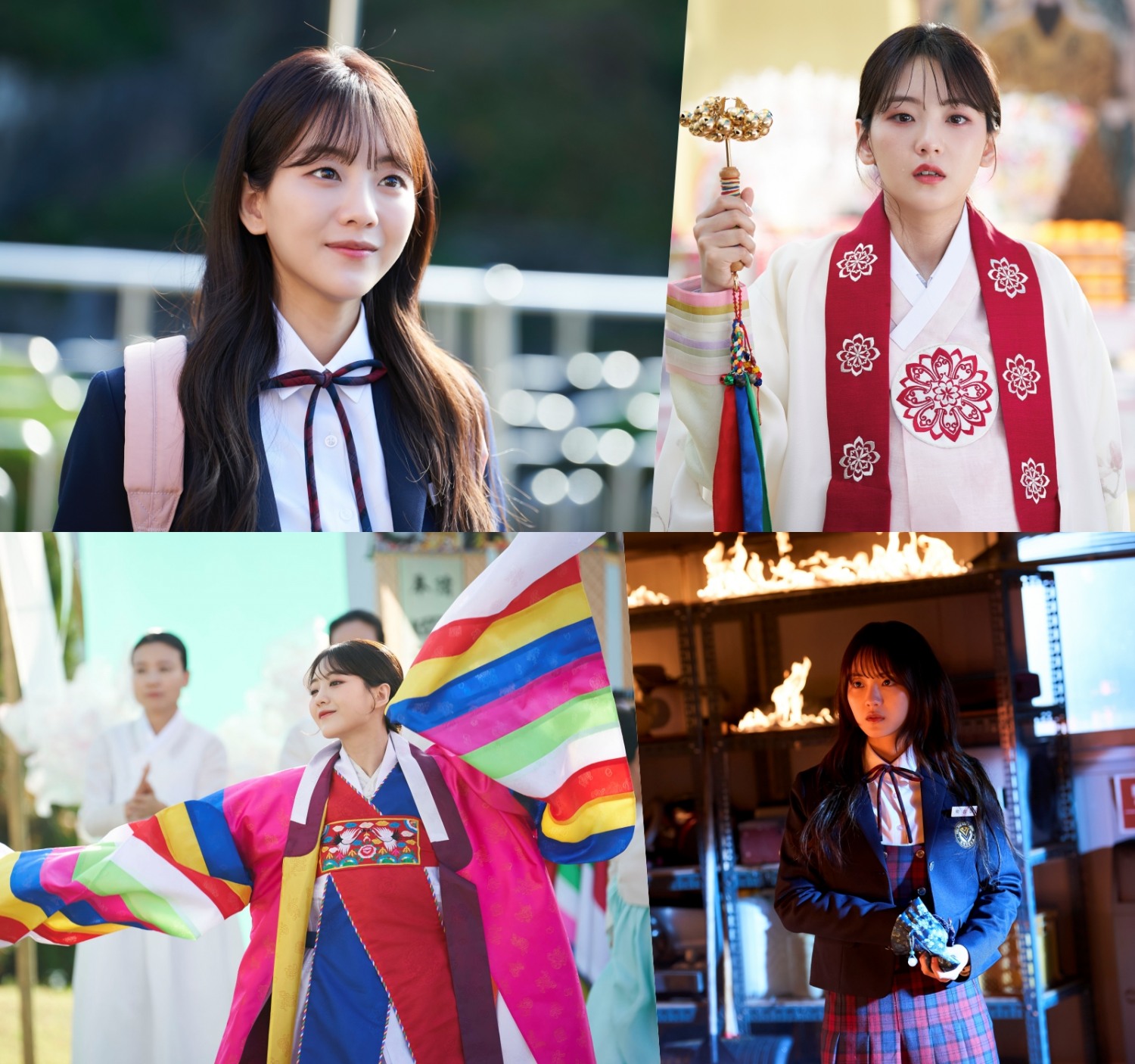 ‘견우와 선녀’ 조이현, 낮에는 고등학생 밤에는 무당…신들린 ‘반전 매력’ 스틸 공개