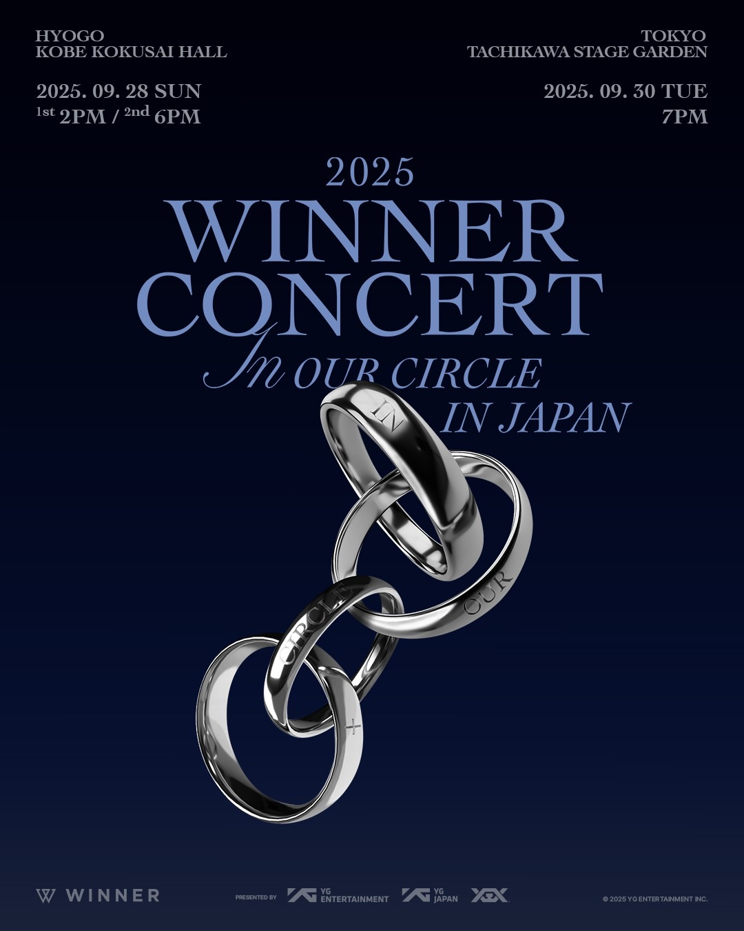 위너, 6년 만 일본 투어 개최 확정…2개 도시서 3회 공연 진행