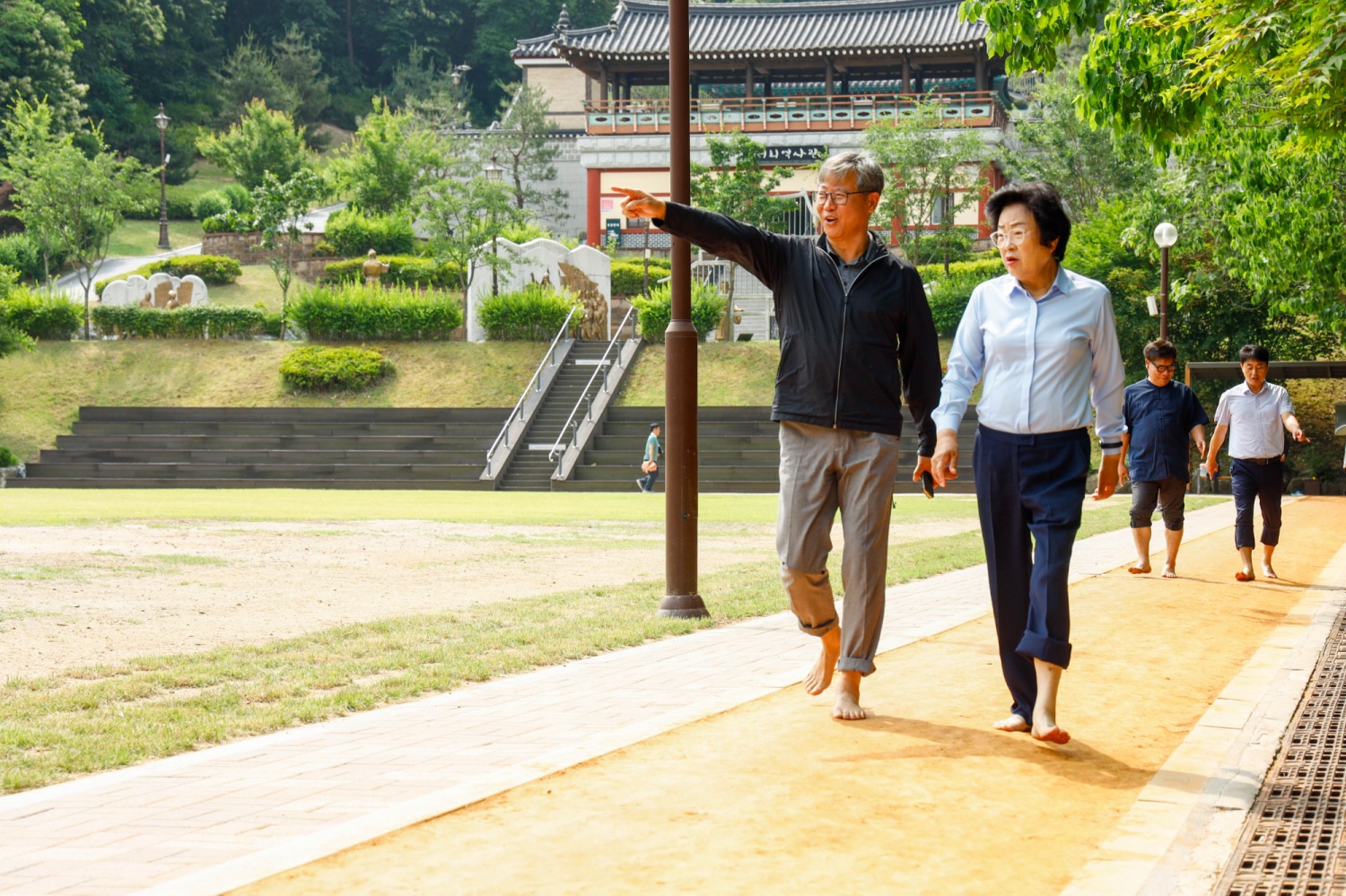 경기도 흙향기 맨발길 조성