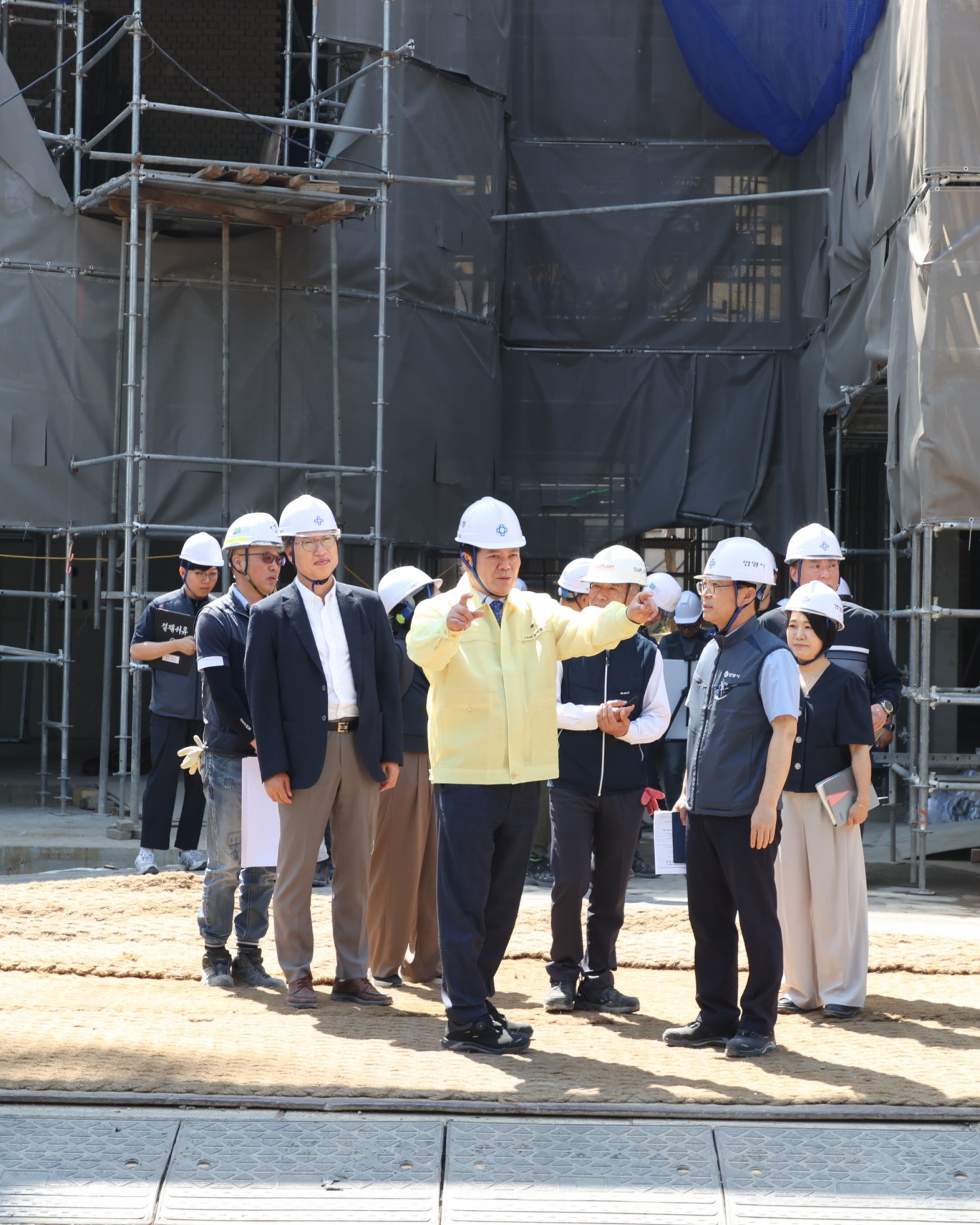 공공건설 현장에 시공 품질 및 안전 점검
