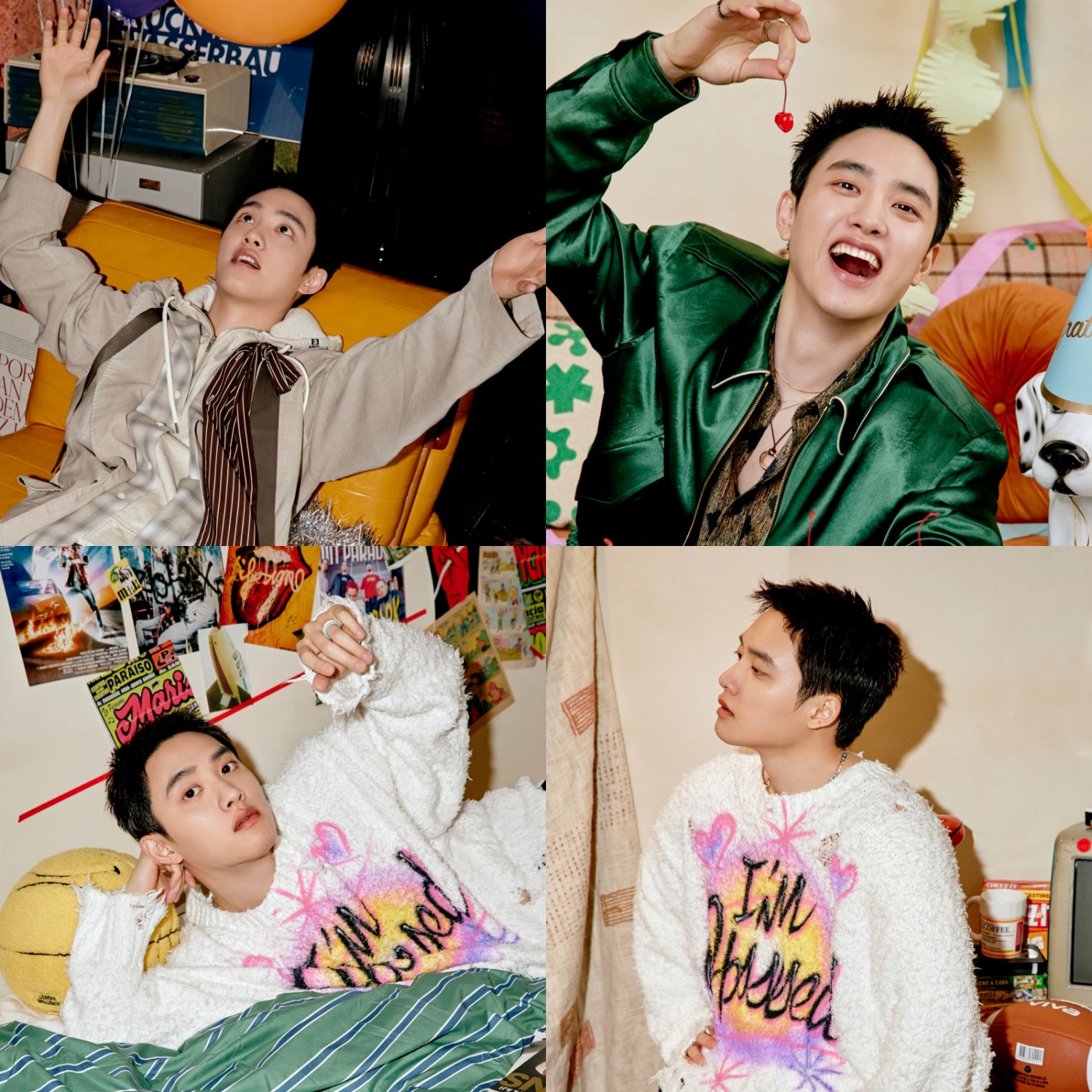 도경수, 정규 1집 첫 번째 콘셉트 포토 공개…긍정+자유로운 에너지 발산