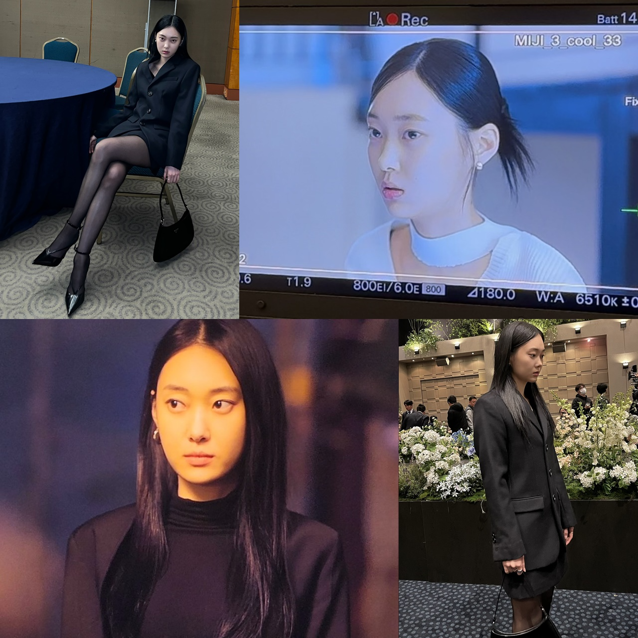 ‘미지의 서울’ 유유진, 촬영장 비하인드 컷 공개…도회적이면서도 시크한 분위기 물씬