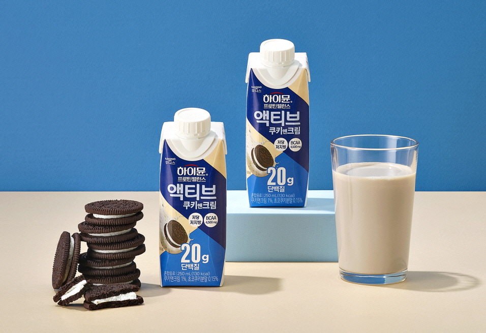 일동후디스, 하이뮨 액티브 쿠키앤크림 출시…음료 라인업 강화