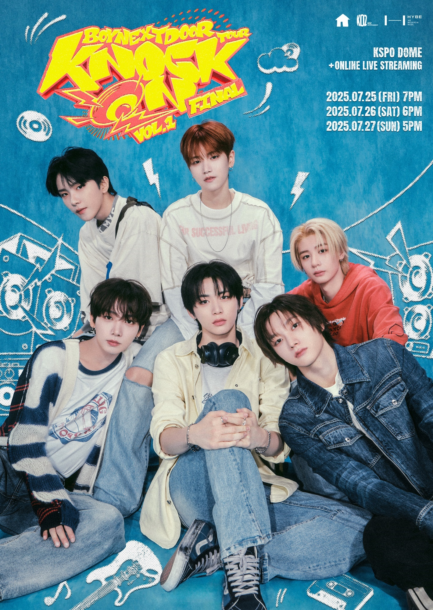 보이넥스트도어, 7월 서울 콘서트 시야제한석 포함 전석 쾌속 매진