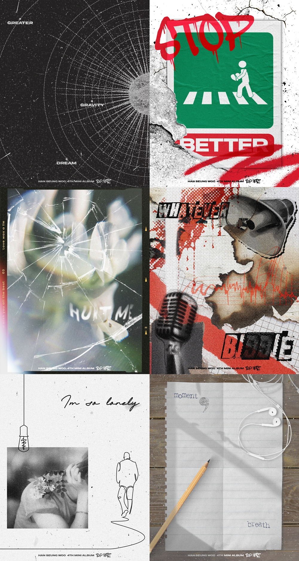 한승우, 미니 4집 'TOP NOTE' 트랙 스포일러 공개…多 장르+감성 예고