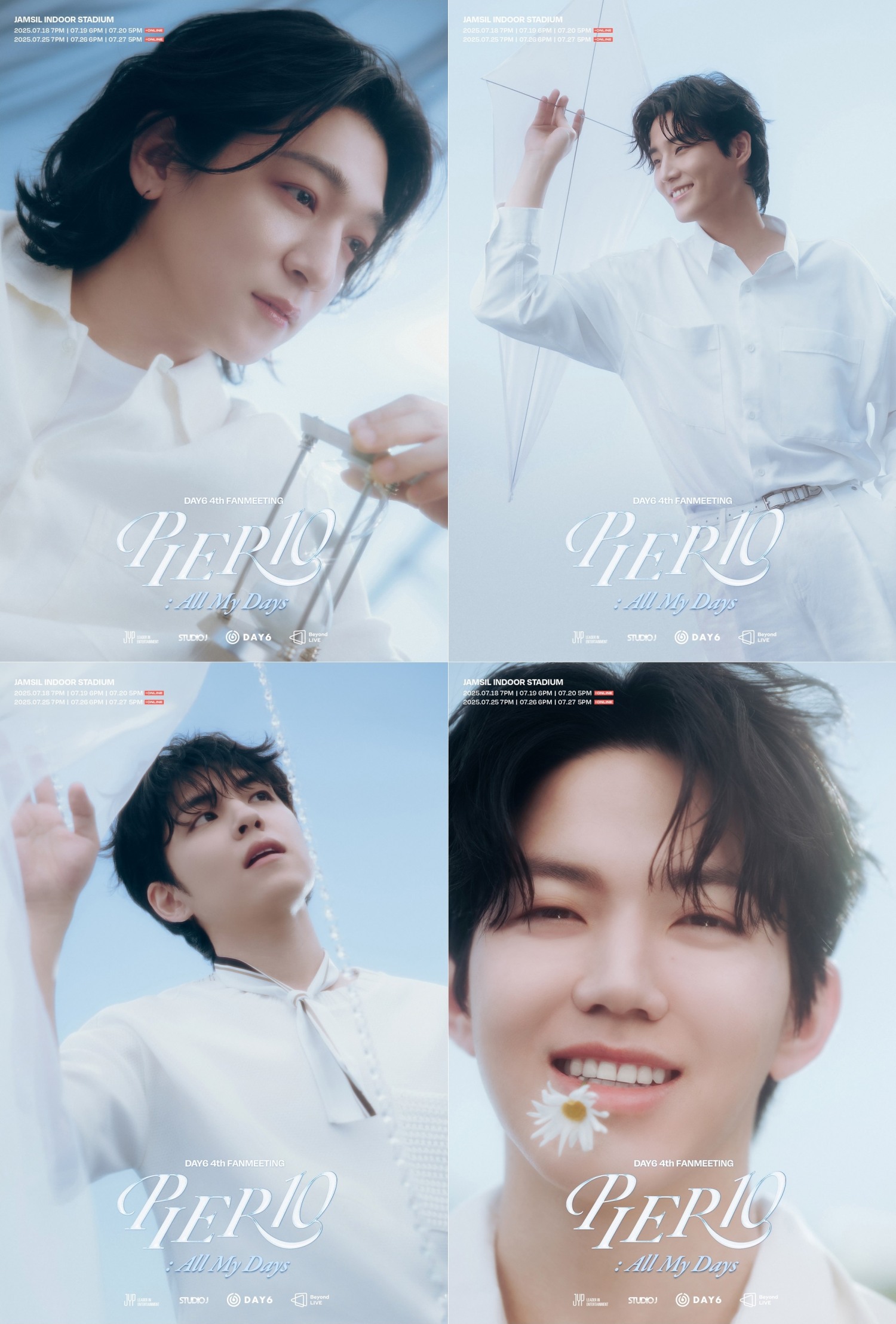 DAY6, 설렘 지수 상승 티저 이미지 공개…20일 네 번째 공식 팬미팅 선예매 티켓 오픈