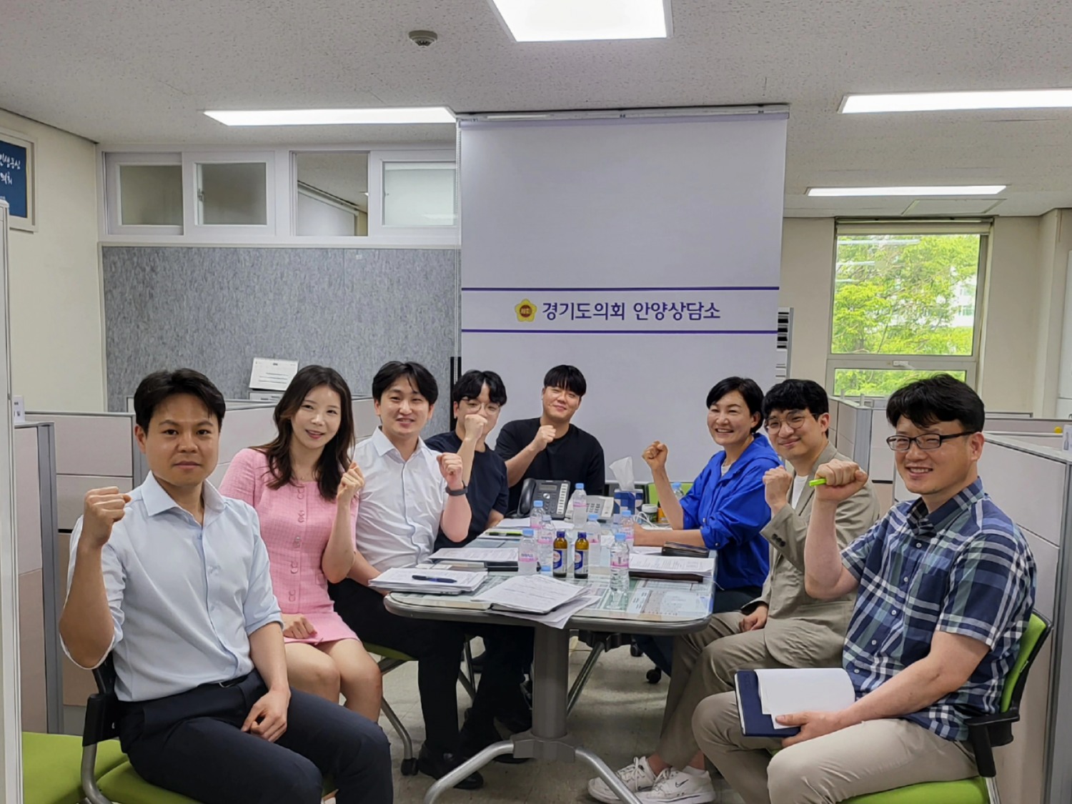 경기도 관계자 및 미래위원회 위원들과 정담회
