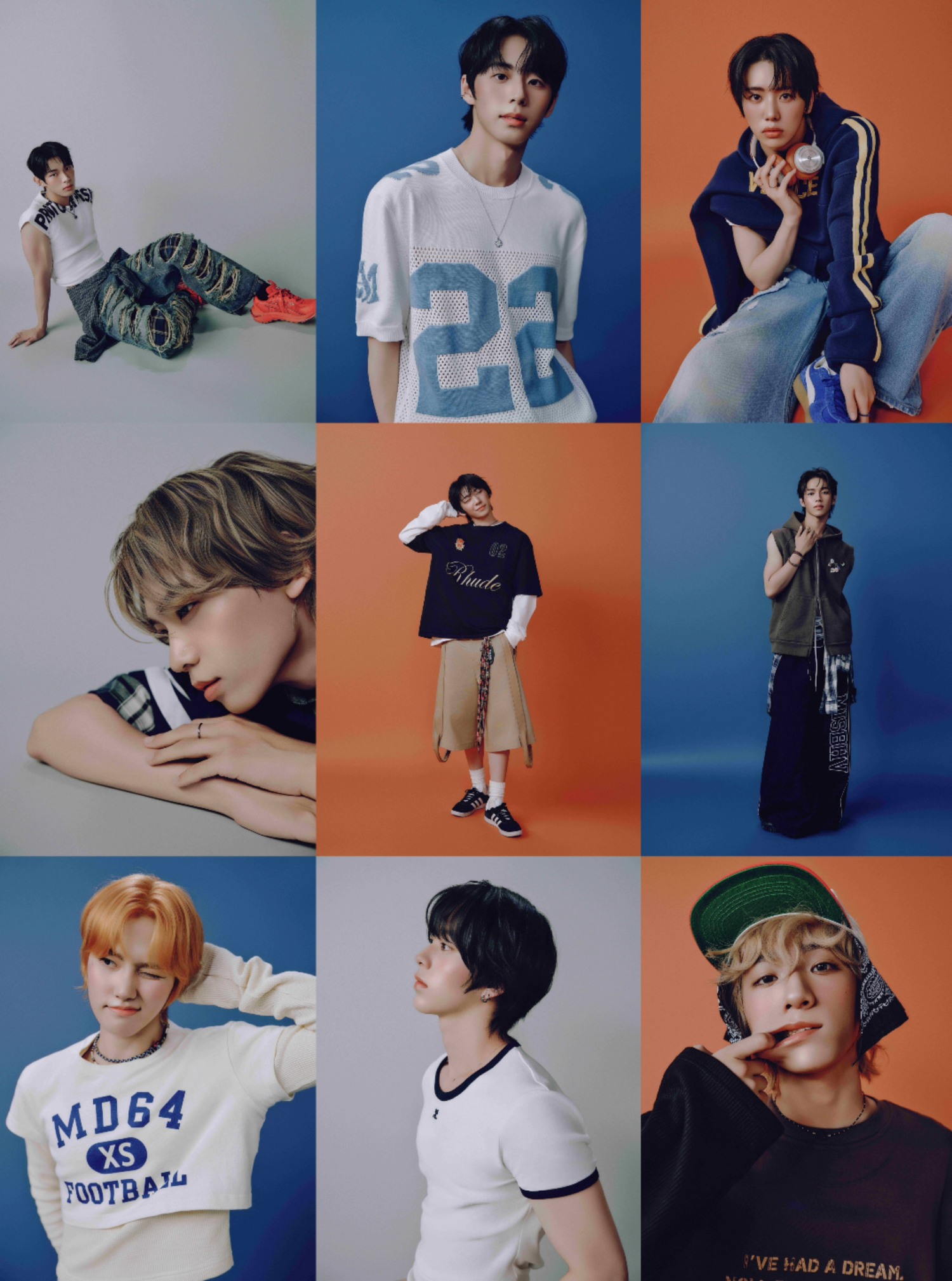 아홉(AHOF), 데뷔 앨범 마지막 콘셉트 포토 공개⋯한계 없는 비주얼 변주