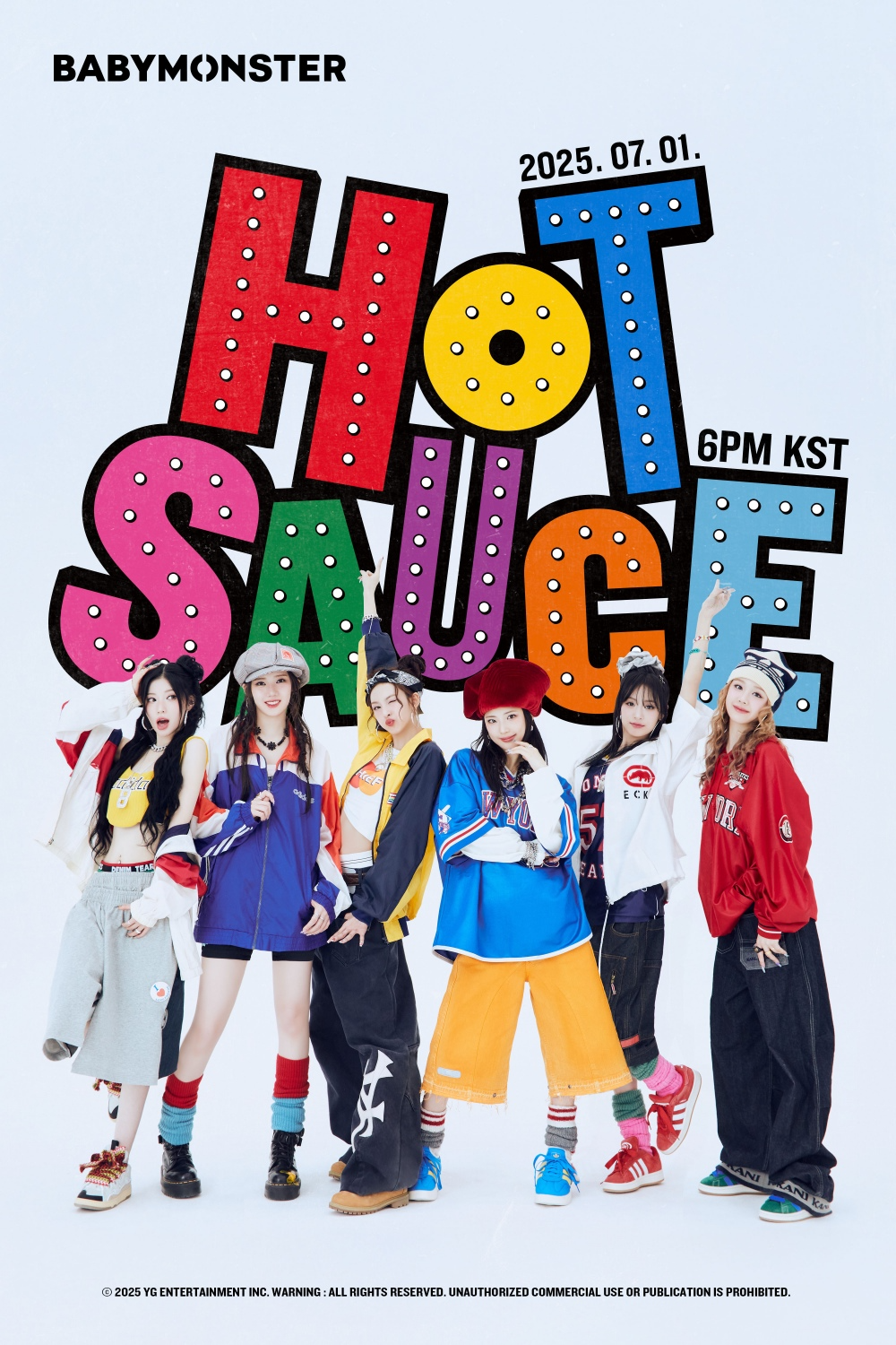 베이비몬스터, 8개월 만 신곡 발매…‘HOT SAUCE’ 비주얼 최초 공개