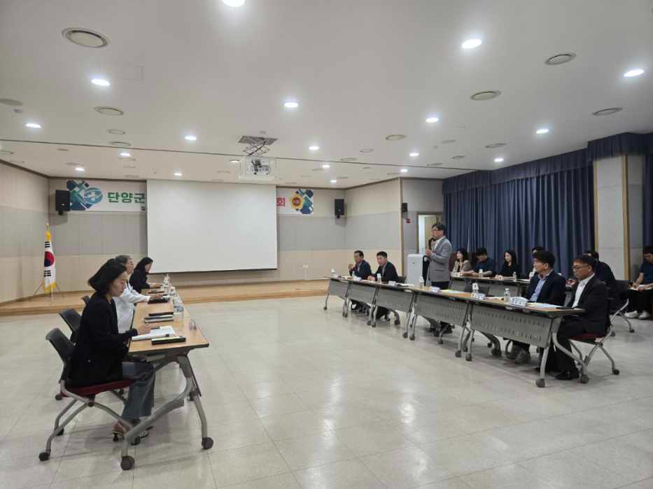 충북도의회 정책복지위원회 단양군 보건의료원방문