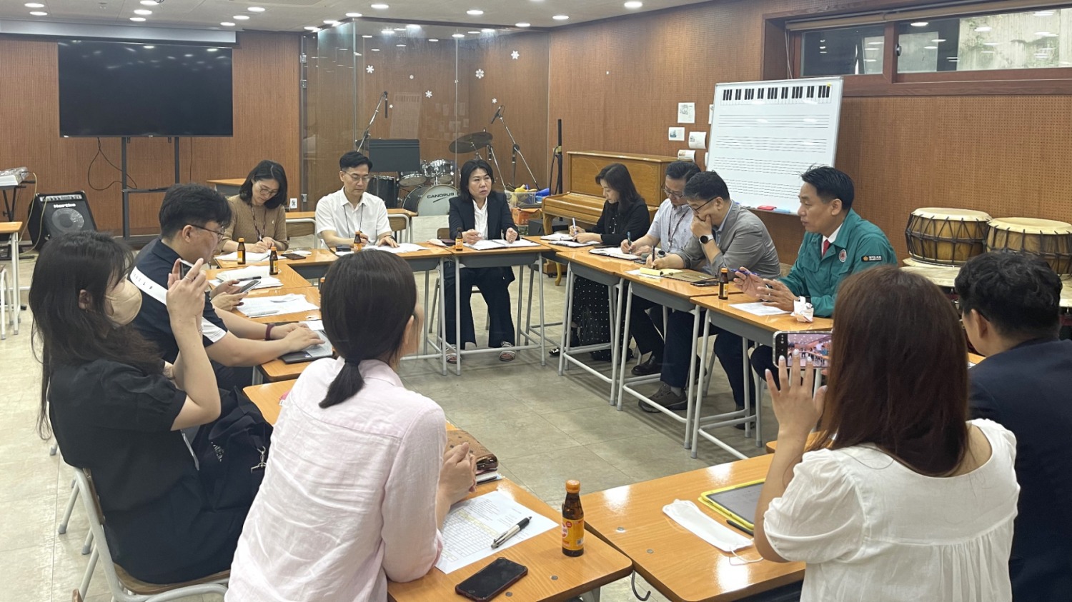 도교육청 화재 현장 방문, 화재 발생 경과 확인