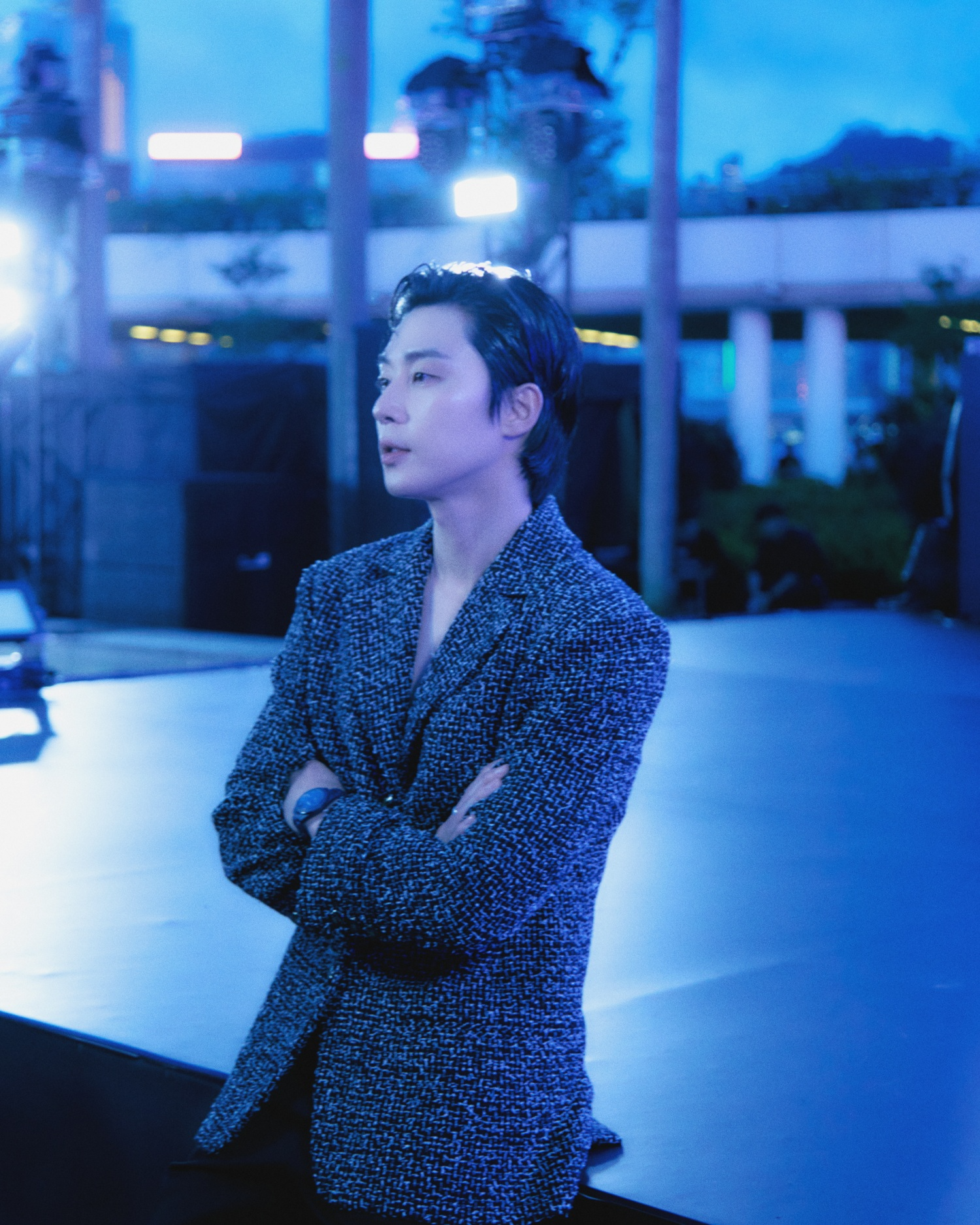 박서준, 깊은 눈빛으로 완성한 고품격 비하인드