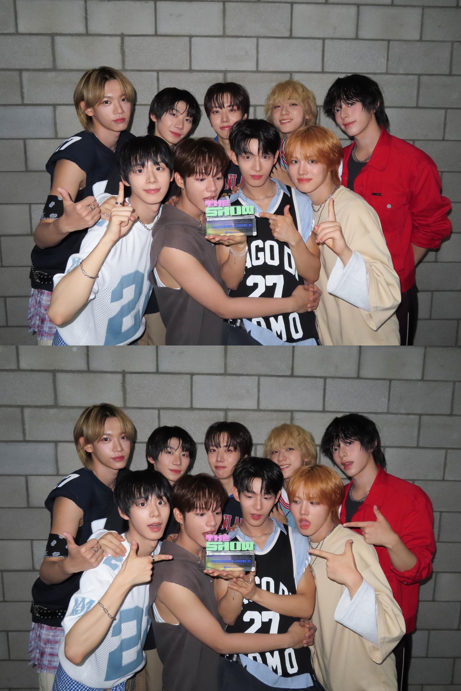 아홉(AHOF), 데뷔 일주일만 첫 음악방송 1위⋯초동 36만 장 신기록 ‘겹경사’