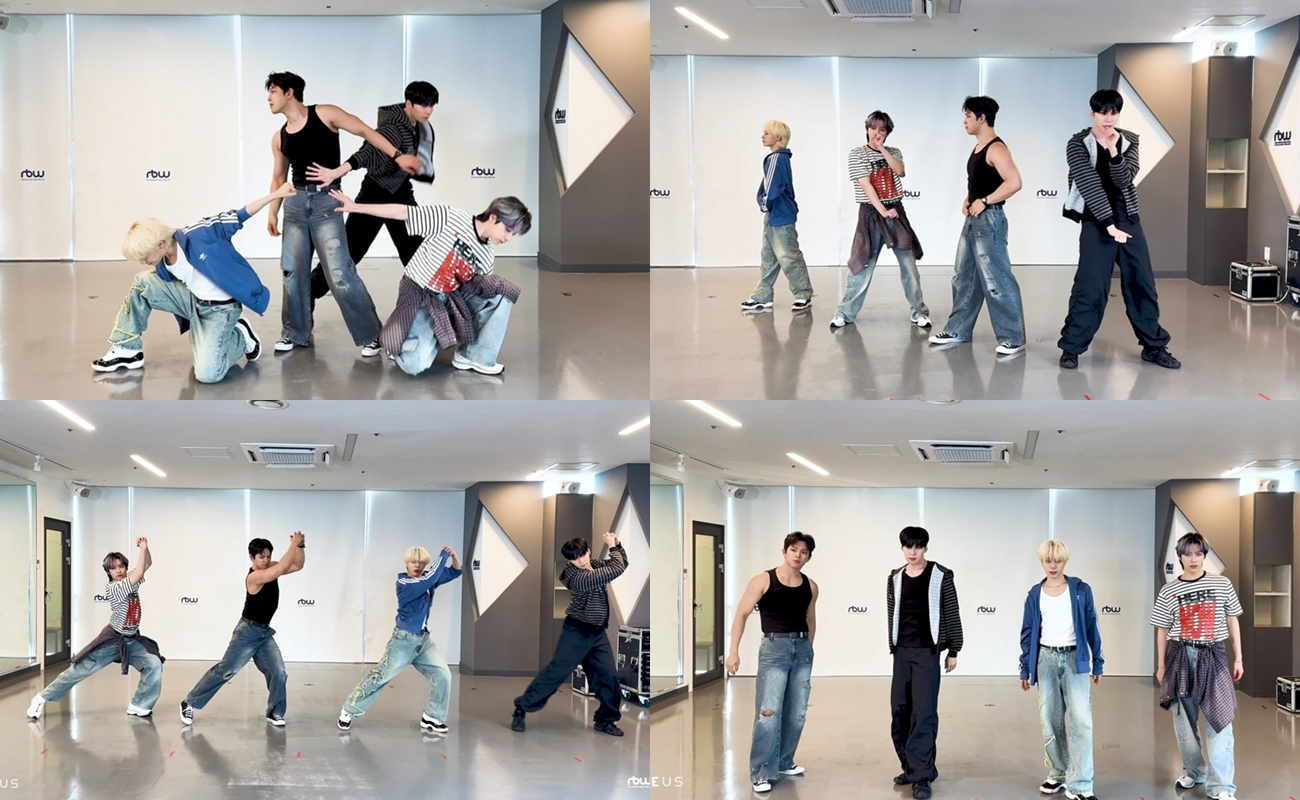 원어스, 신곡 'X' 무빙 캠 버전 안무 연습 영상 공개…프로페셔널 면모 과시