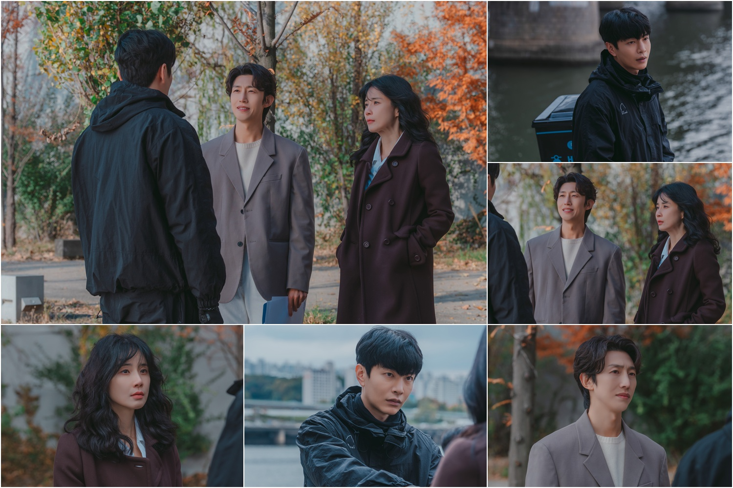 ‘메리 킬즈 피플’ 경계심 가득한 눈빛 이보영 VS 무덤덤한 듯 복잡한 이민기 VS 의미 모를 미소 강기영, 결정적 첫 만남에선 무슨 일이?