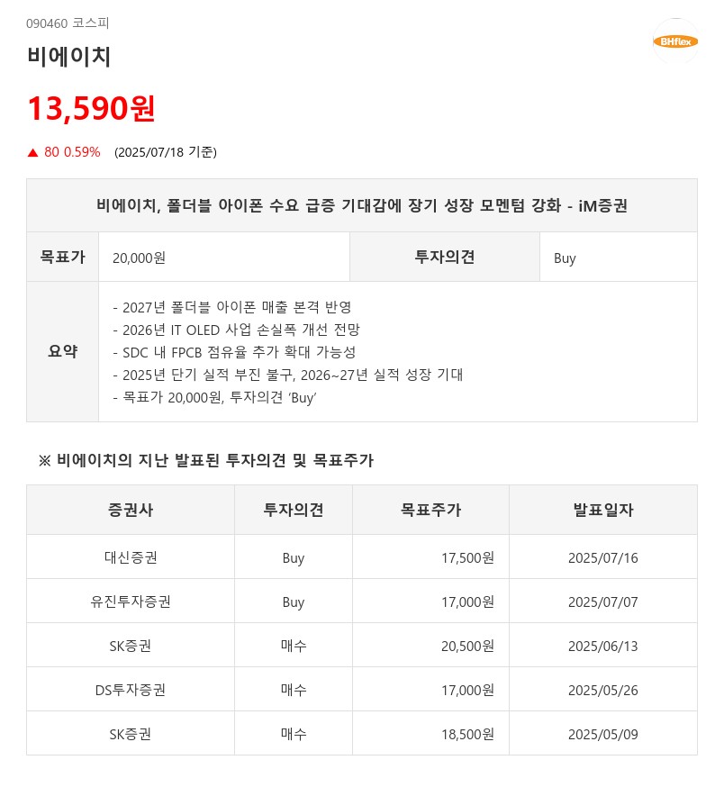 '비에이치', 애플 업고, 턴어라운드...AI 짚은 R/F PCB 유망 종목은?