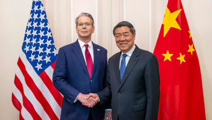 (상보) 美베센트 “28~29일 中과 무역회담…관세시한 연장 가능성”