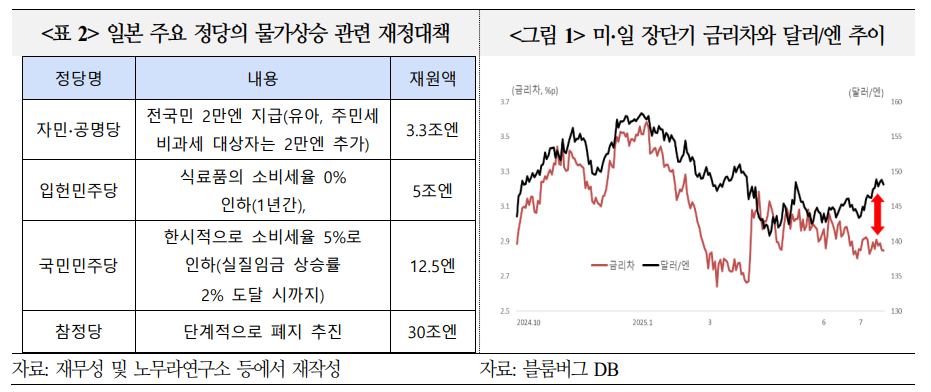 日, 참의원 선거 후 재정건전성 문제, 금융시장 변동성 주시...경제 회복세에 부정적 - 국금센터