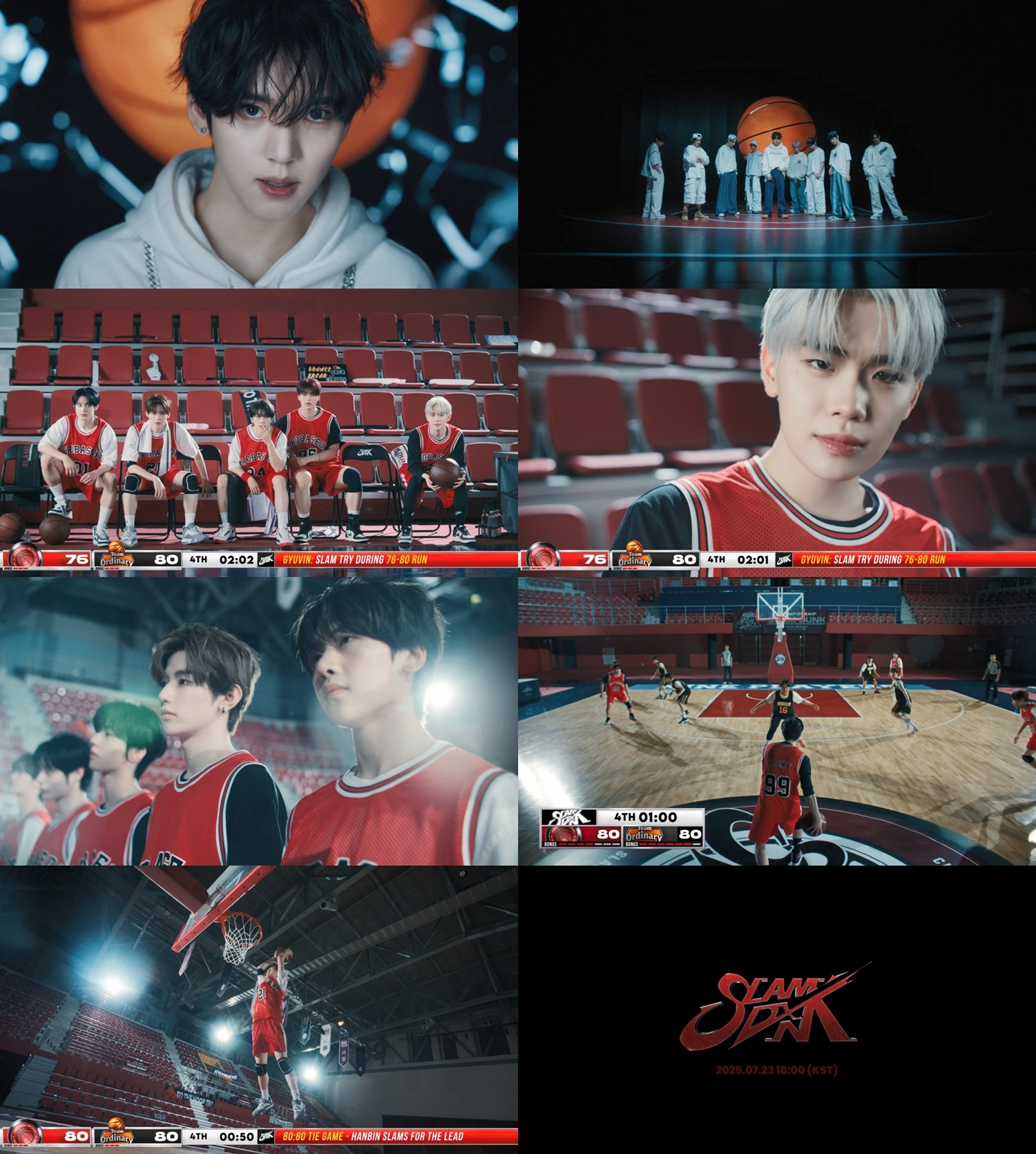 제로베이스원, ‘SLAM DUNK’ 뮤직비디오 티저 공개…진취적인 룰 브레이커