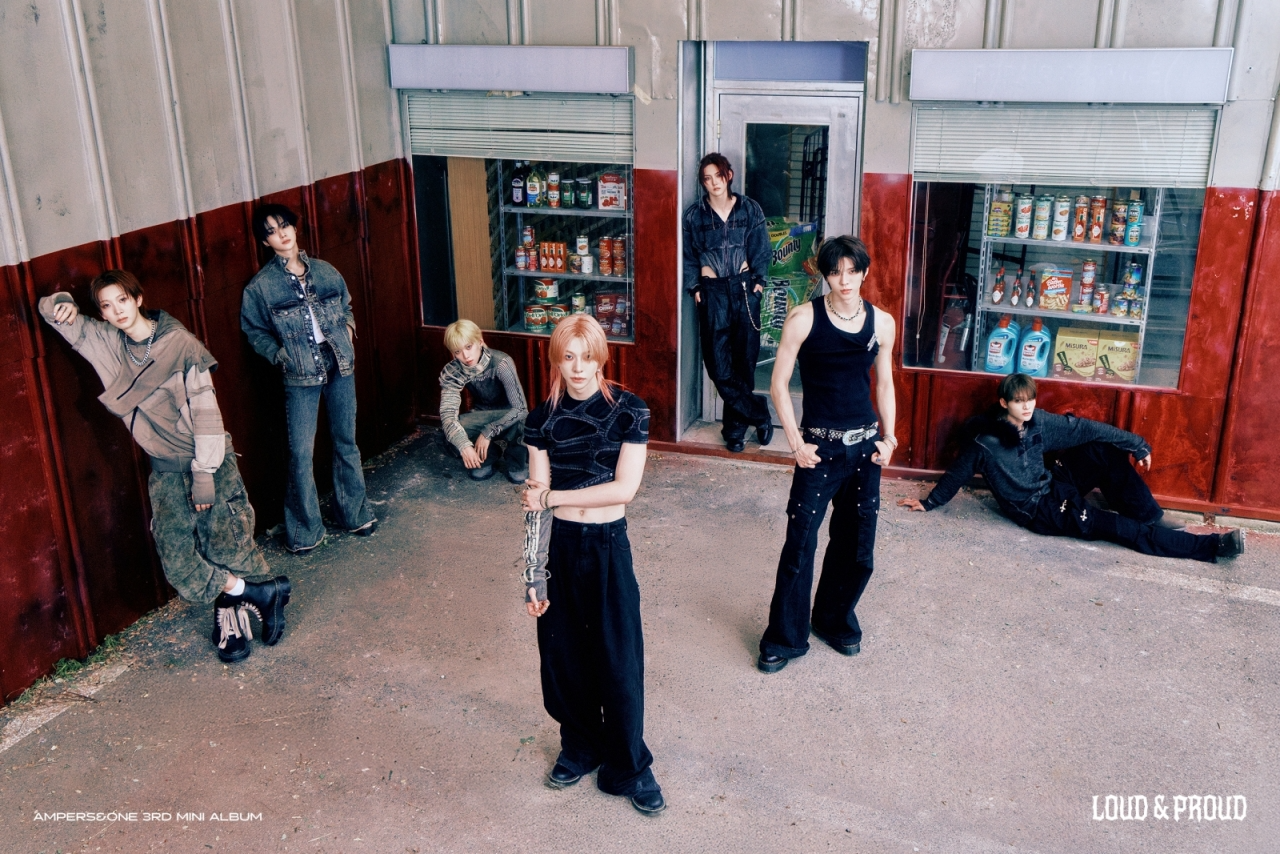 앰퍼샌드원, 미니 3집 ‘LOUD & PROUD’ 두 번째 콘셉트 포토 공개…강렬한 이미지 변신 예고