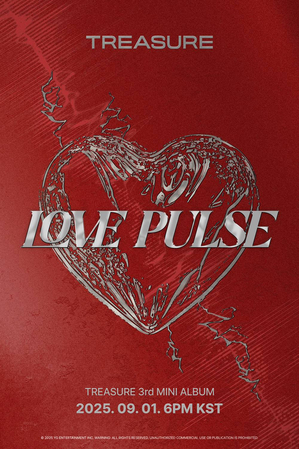 트레저, 내달 1일 컴백 확정…새 앨범명은 ‘LOVE PULSE’