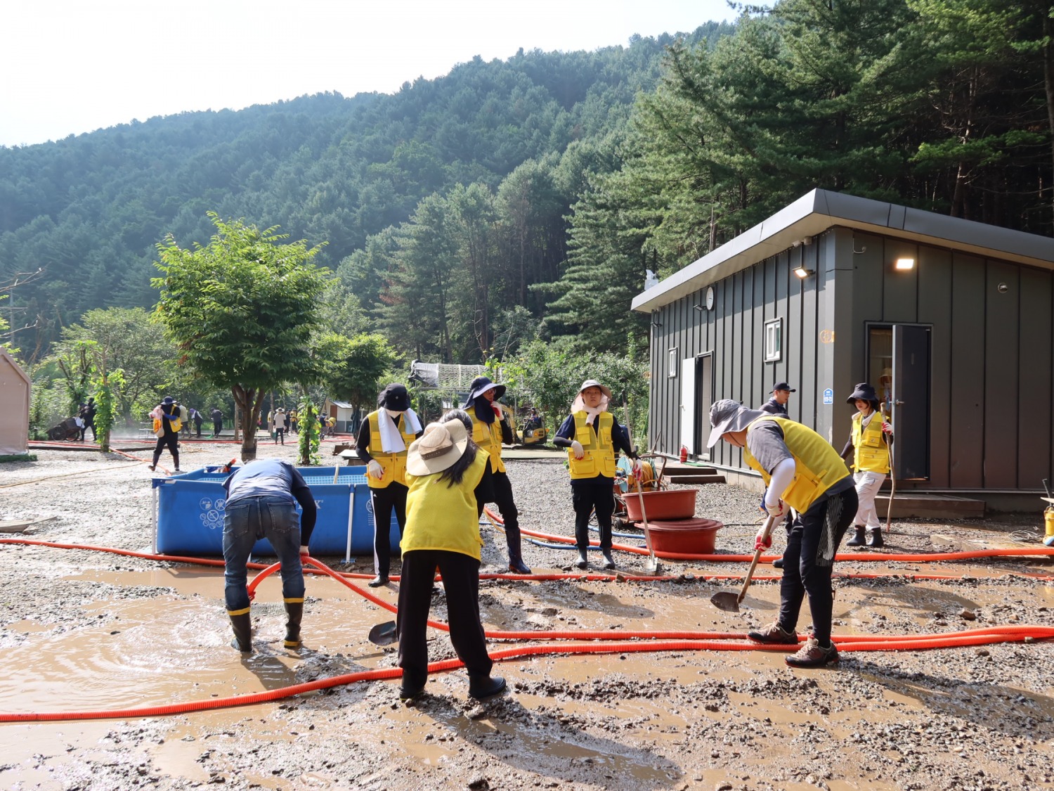 가평 폭우피해지역 사회공헌활동 현장사진