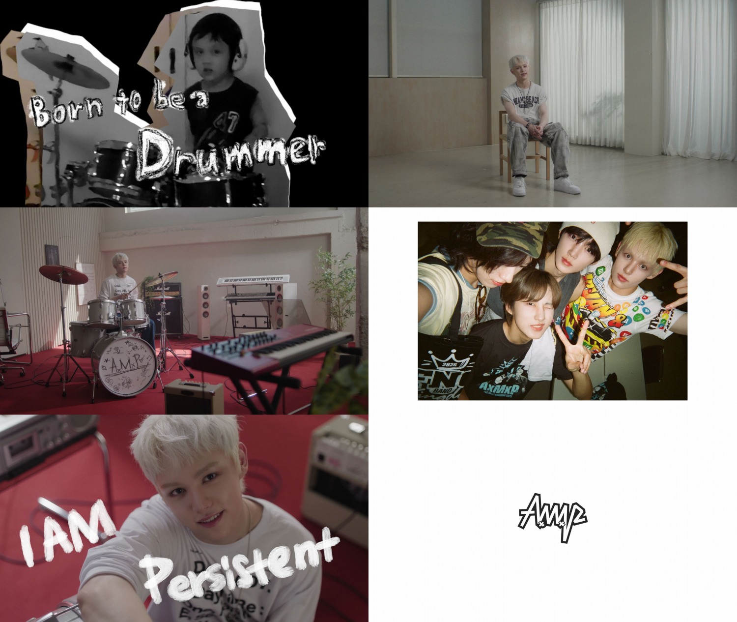 AxMxP, 드러머 크루 소개 영상 공개…“나는 본투비 드러머”