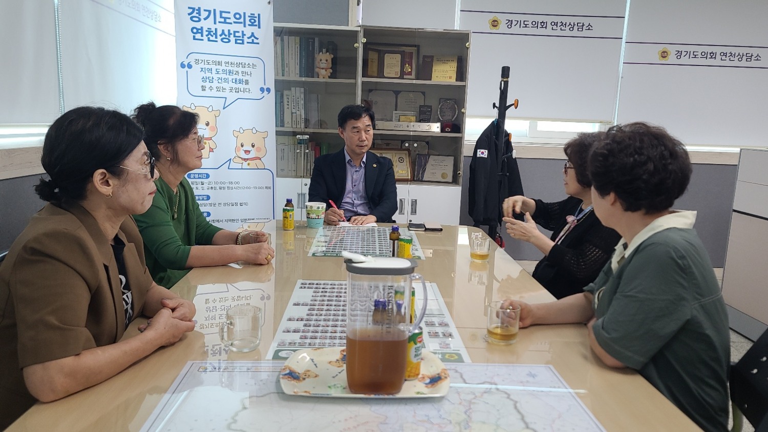 연천군연합회 임원들과 간담회