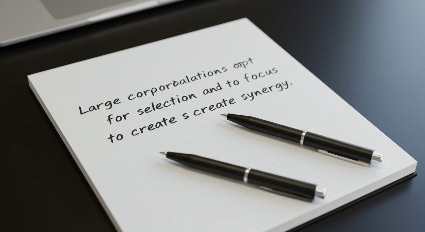 대기업, 시너지 창출 위해 '선택과 집중' 택했다