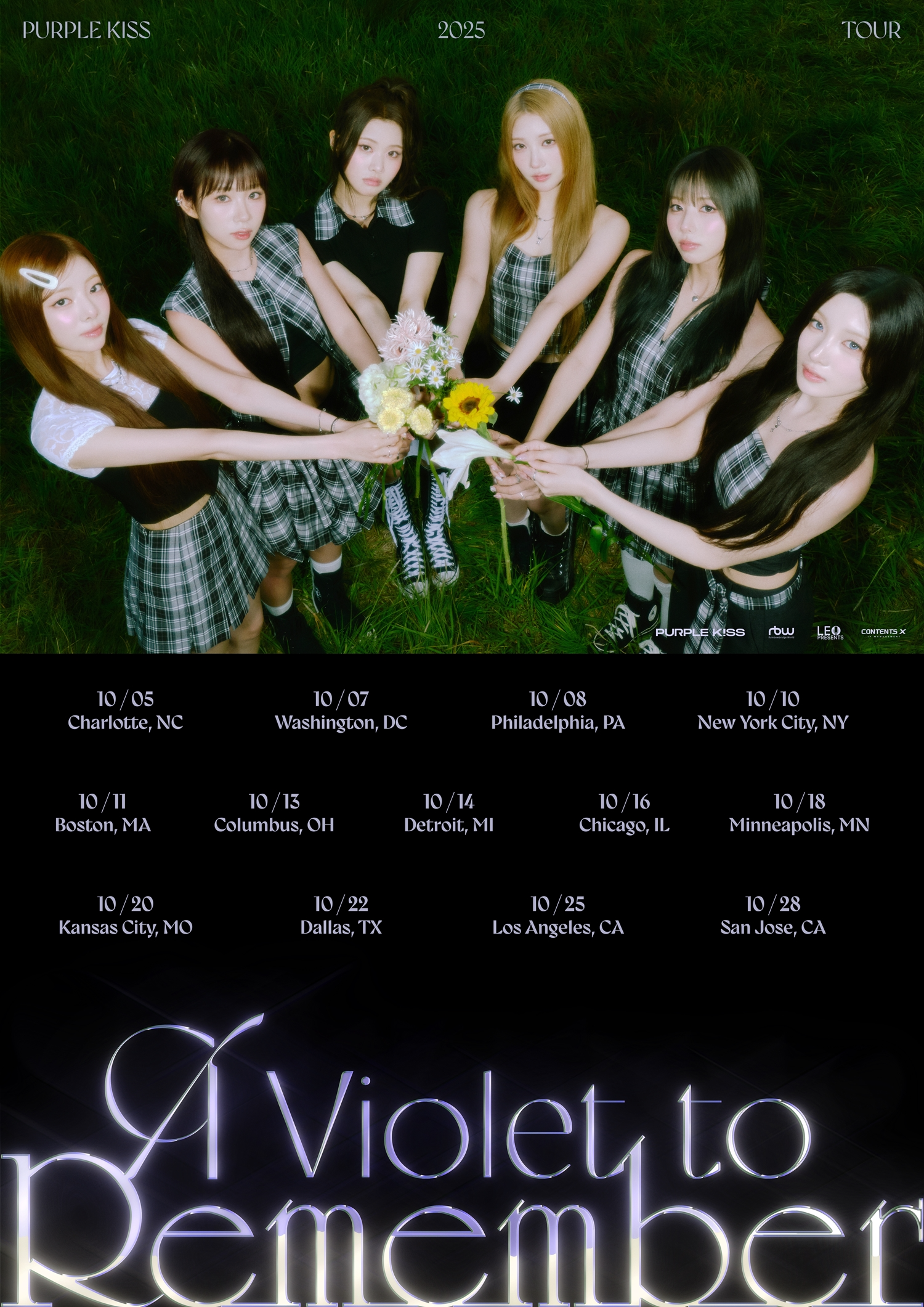 퍼플키스, 미주 투어 'A Violet to Remember' 개최…찬란한 보랏빛 행보