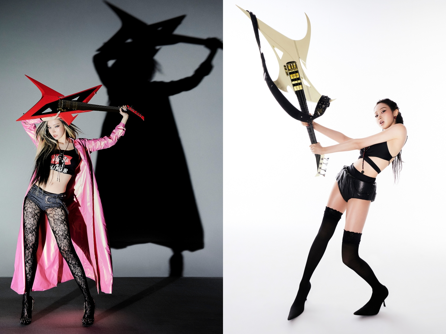 에스파, ’일렉‘ 윈터 X ’베이스‘ 지젤 미니 6집 티저 이미지 공개…베일 벗은 밴드 비주얼 화제