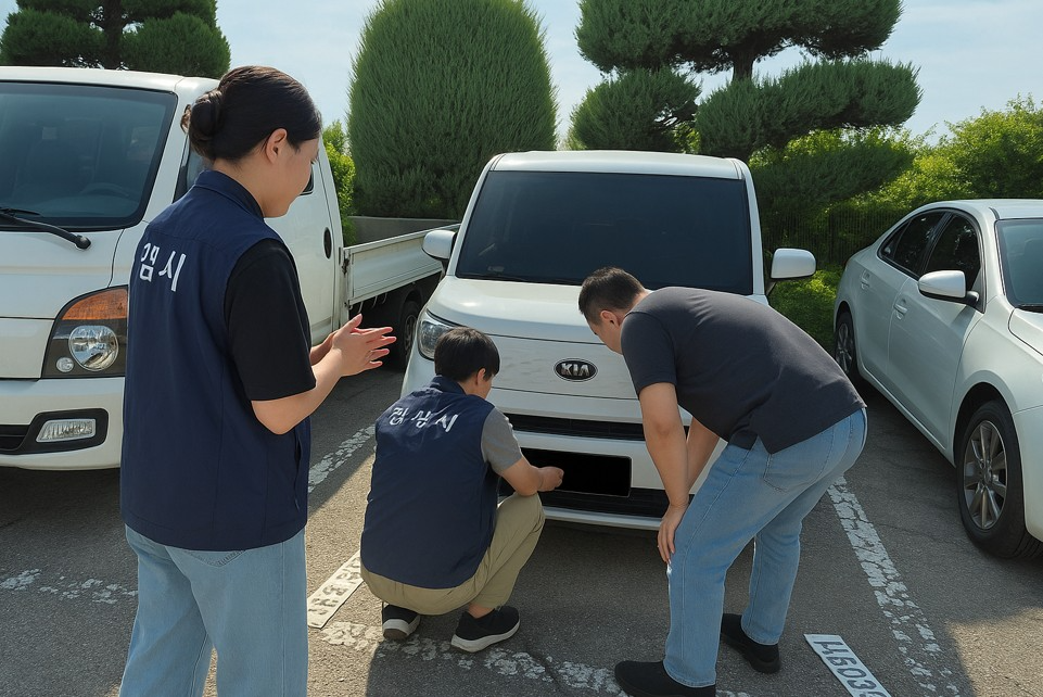 체납차량 일제단속