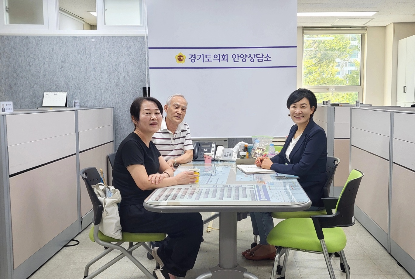 이미경 대표,황의영 작가 지붕 없는 박물관 조성 방안논의