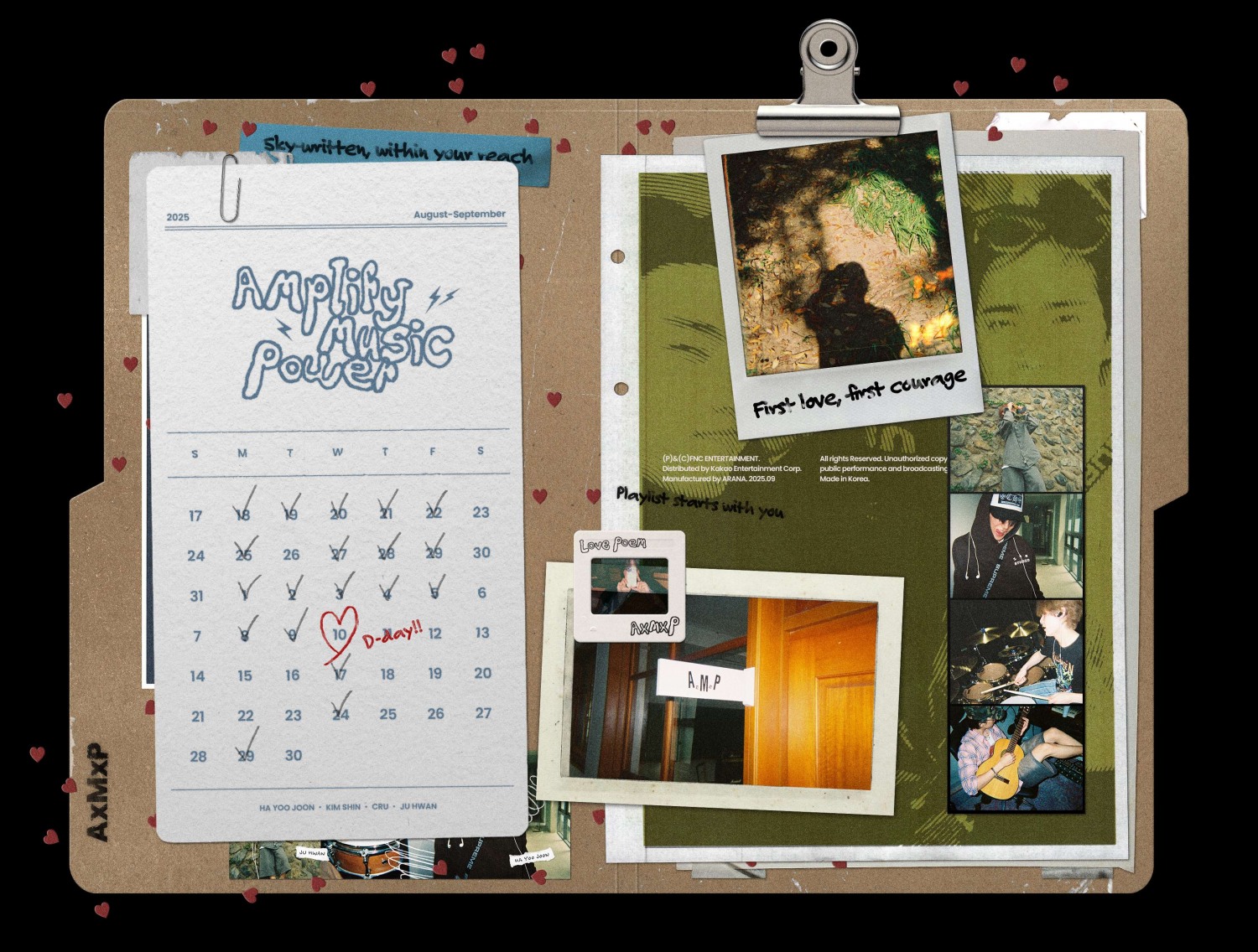 AxMxP, 정규 1집 'AxMxP' 이색 스케줄러 공개…베일에 싸인 콘텐츠 '궁금증↑'