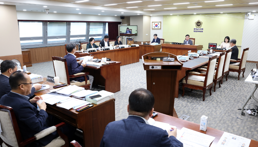 충남도의회 행정문화위, '호우 피해지역 지방세 감면 등 대책' 촉구