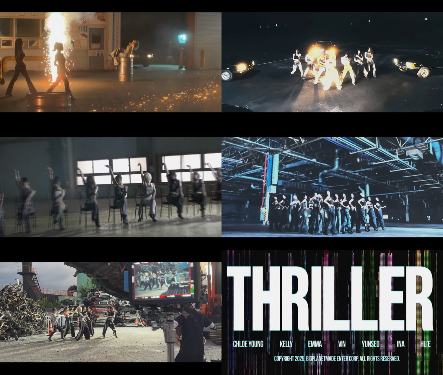 배드빌런, 신보 ‘THRILLER’ 스팟 비디오 공개…역동적 퍼포먼스 포착