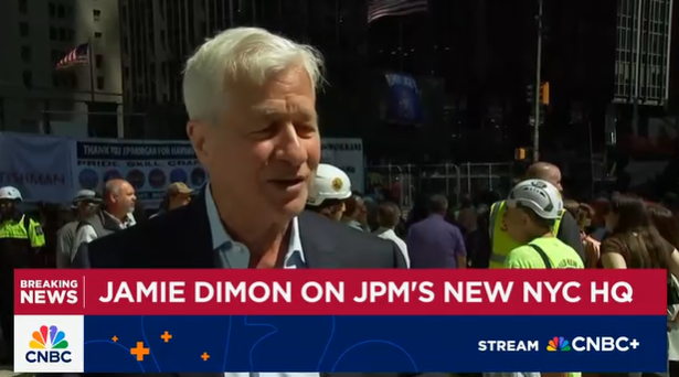 (상보) '고용지표 하향' JP모간 다이먼 “美경제 약화중”