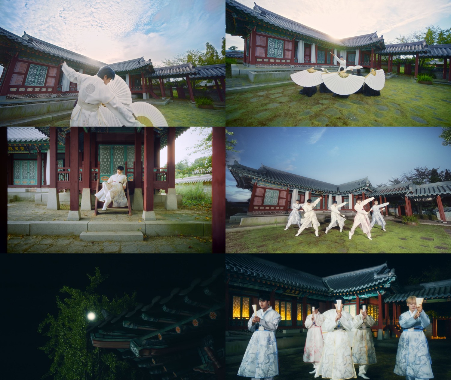 더킹덤, 동양 판타지 정수 담은 '화월가' 티저 오픈…한복+부채 퍼포먼스