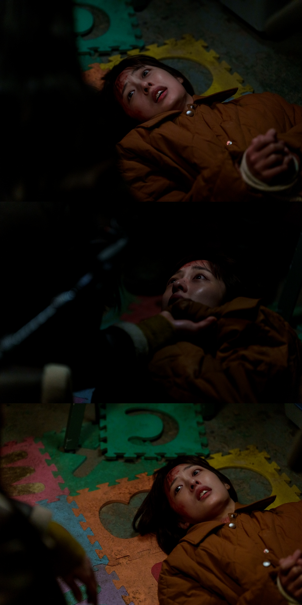 ‘사마귀: 살인자의 외출’ 김보라, 두 손 꽁꽁 묶인 채 피 철철 ‘불안감 증폭’