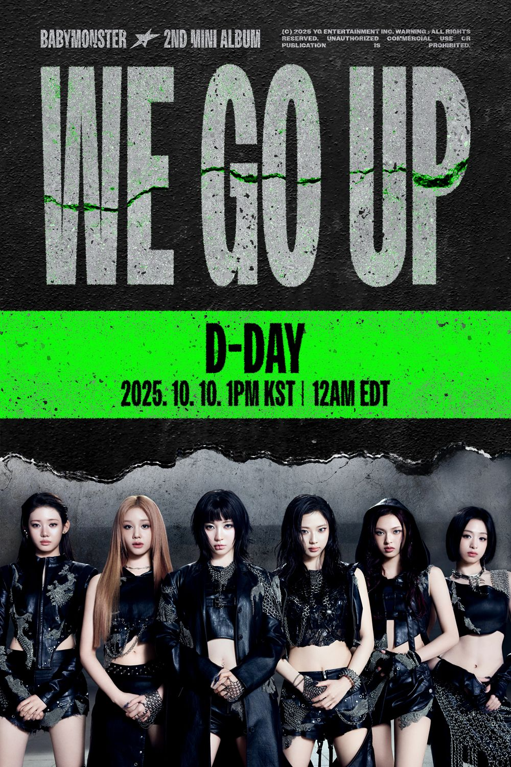 ‘컴백 D-DAY’ 베이비몬스터, 비상을 향한 확신의 외침 ‘WE GO UP’