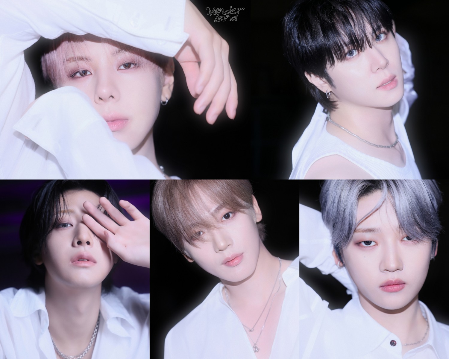 위아이, 미니 8집 'Wonderland' 콘셉트 포토 공개…'화이트↔레드' 극과 극 대비